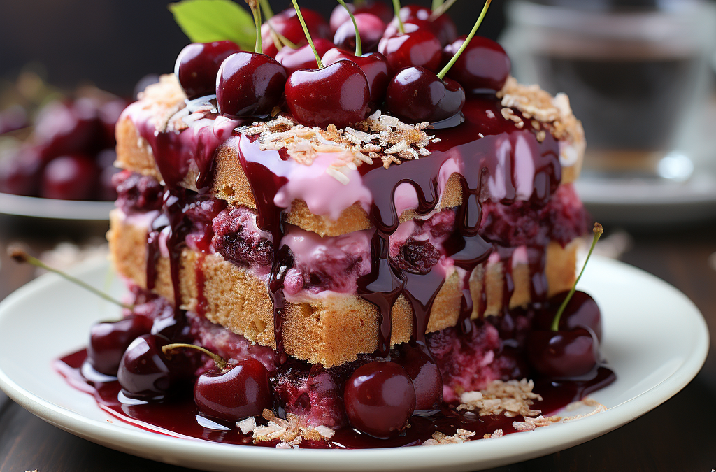 Kirsche-Quinoa-Kuchen